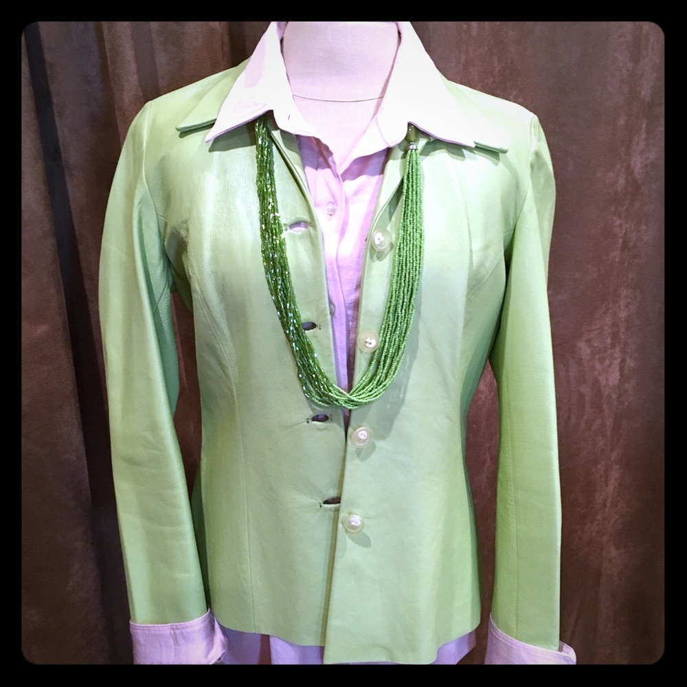 RARE Sharon Roth Leather Jacket